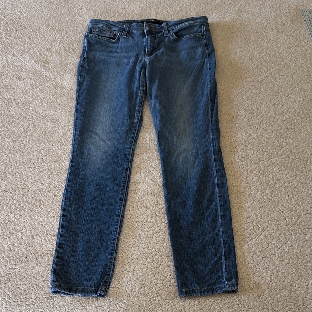 Joe's Jeans Skinny Ankle Medium Dark Blue Denim size 28